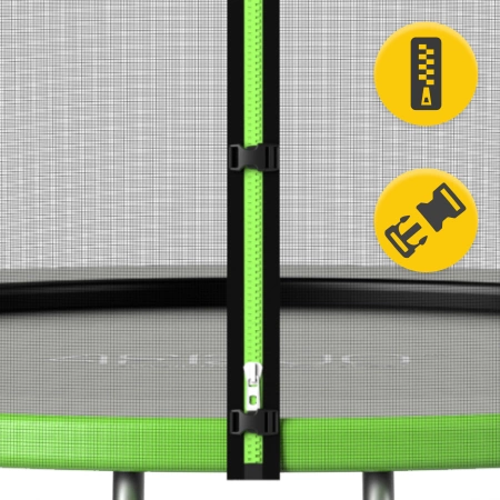 CLASSIC kerti gyerek trambulin, 252 cm, 8 láb
