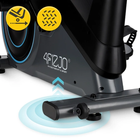 PRO+ mágneses szobabicikli, szürke