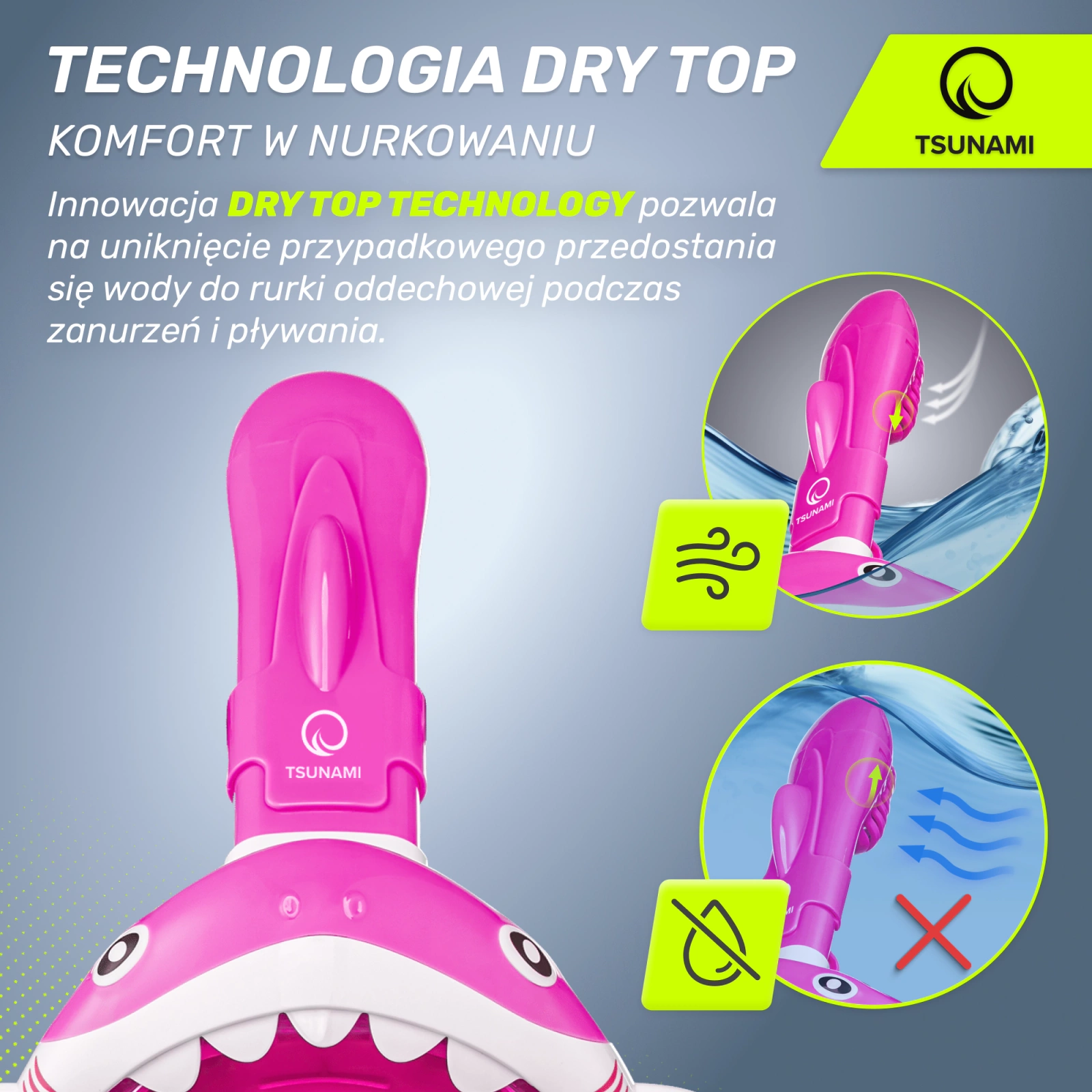 maska do nurkowania dla dzieci