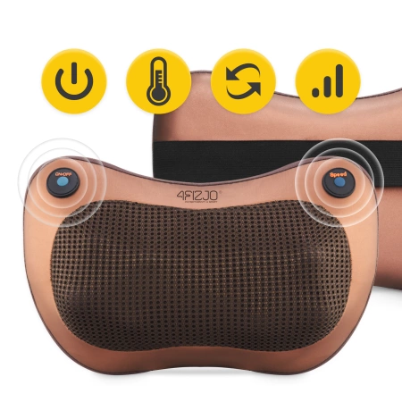 SHIATSU PRO+ masszázspárna, barna