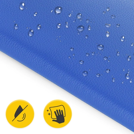 Ágyéktámasztó félhenger párna, kék