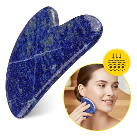 Klasszikus Gua Sha kő természetes lazuritból