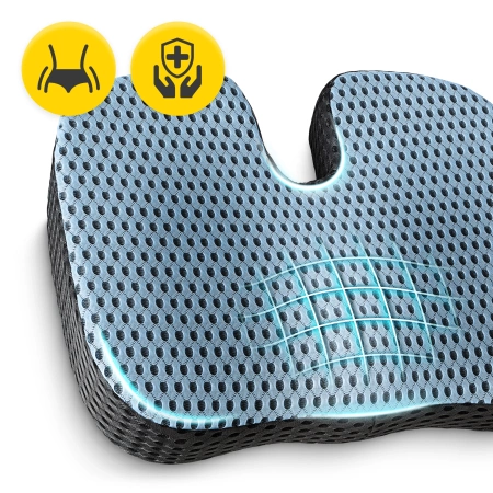 Ortopéd ülőpárna, kék