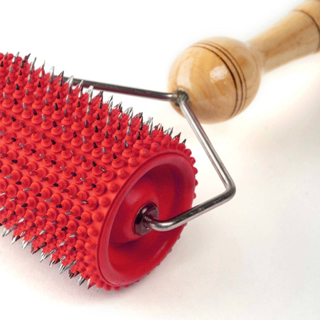 Lyapko 3,5 többtűs masszázshenger, nikkelmentes, piros