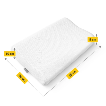 ERGO+ kicsi memóriahabos párna hűsítő gélbetéttel