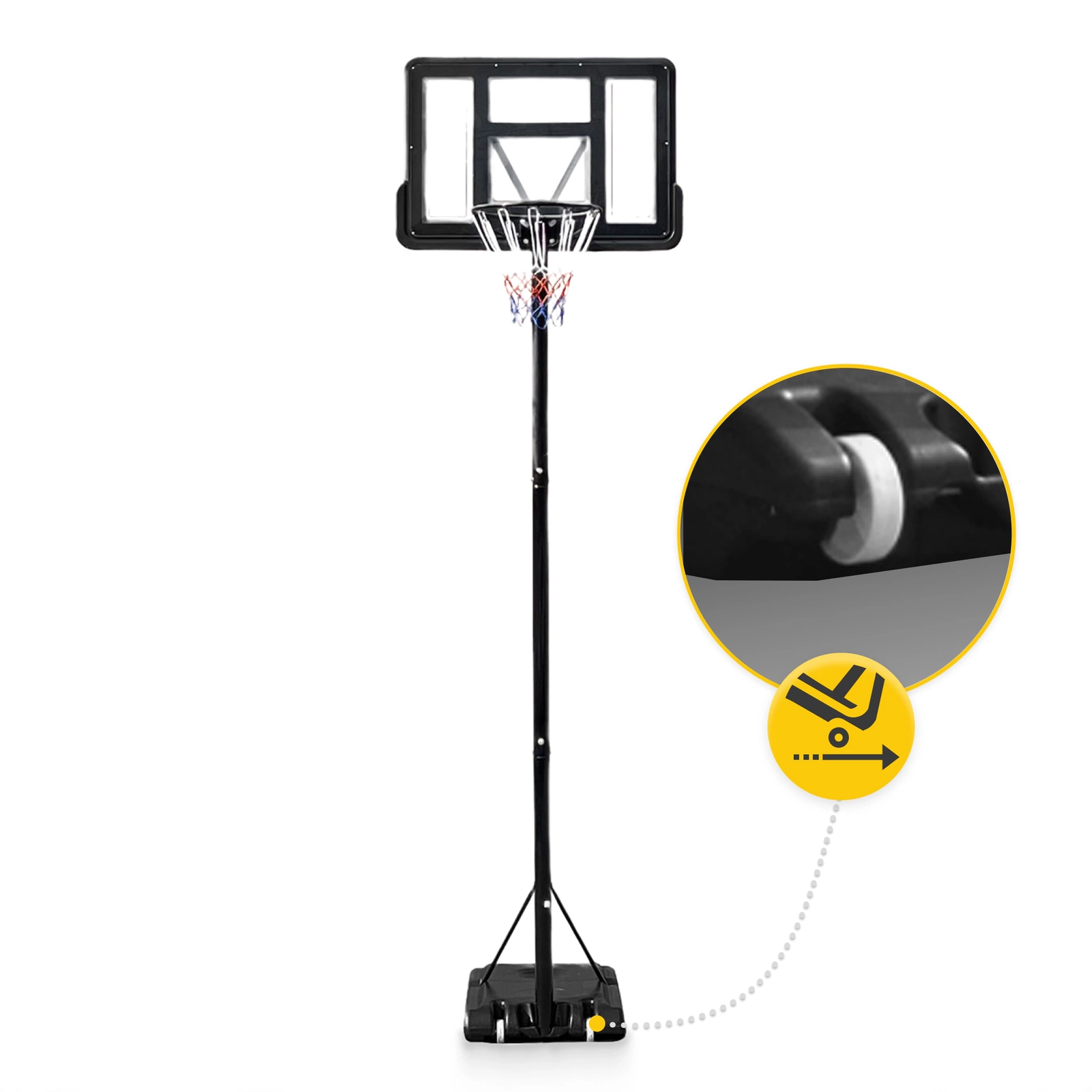 KOSZ WOLNOSTOJĄCY DO KOSZYKÓWKI