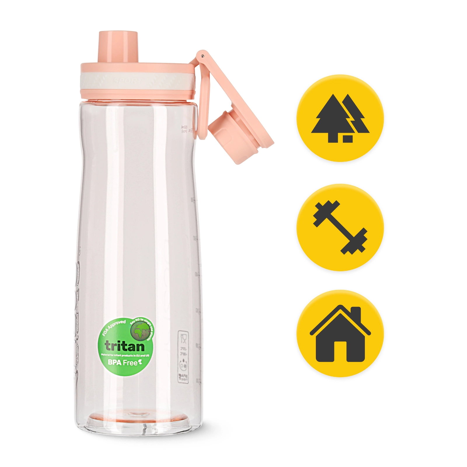 butelka na wode sportowa tritanowa