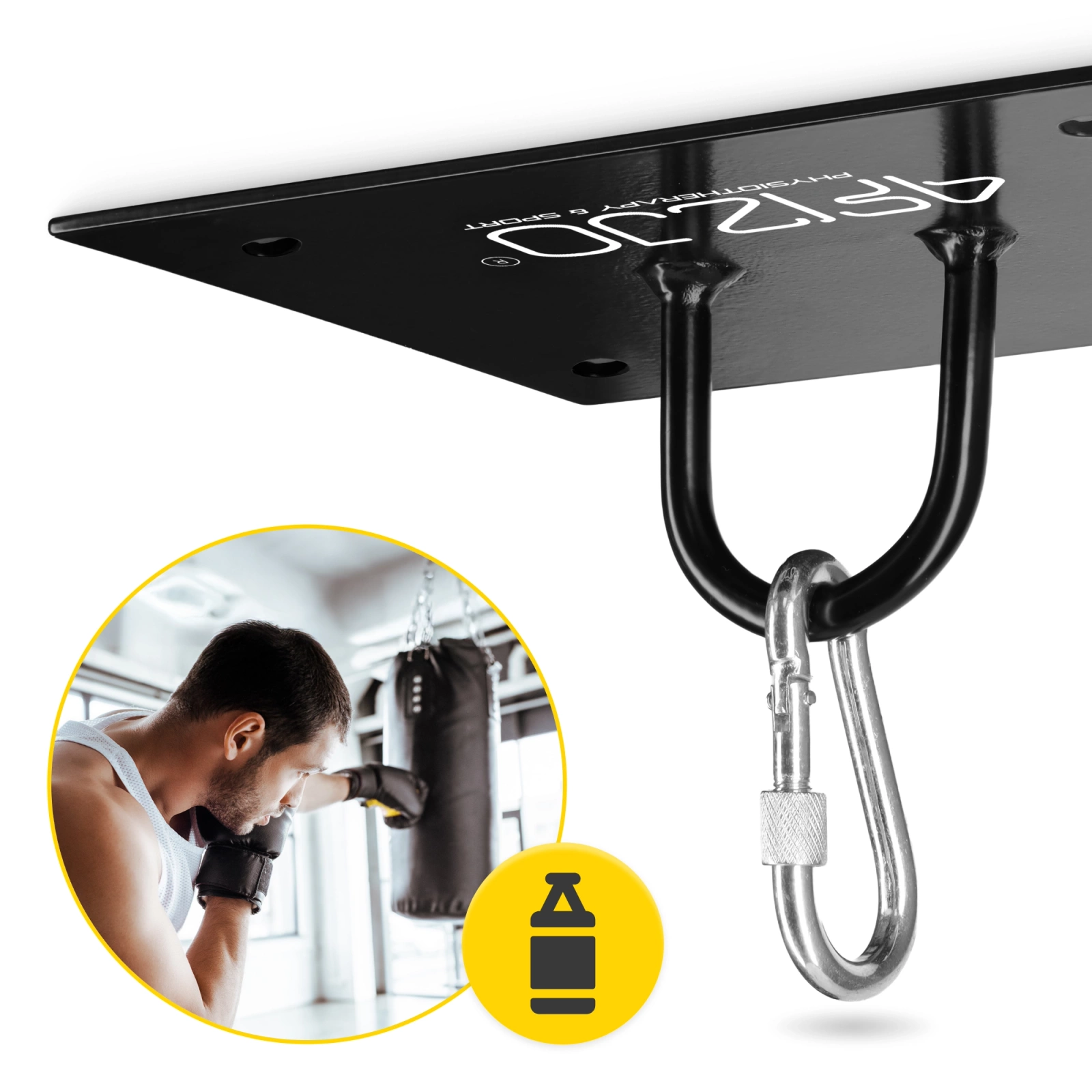 uchwyt sufitowy na worek bokserski