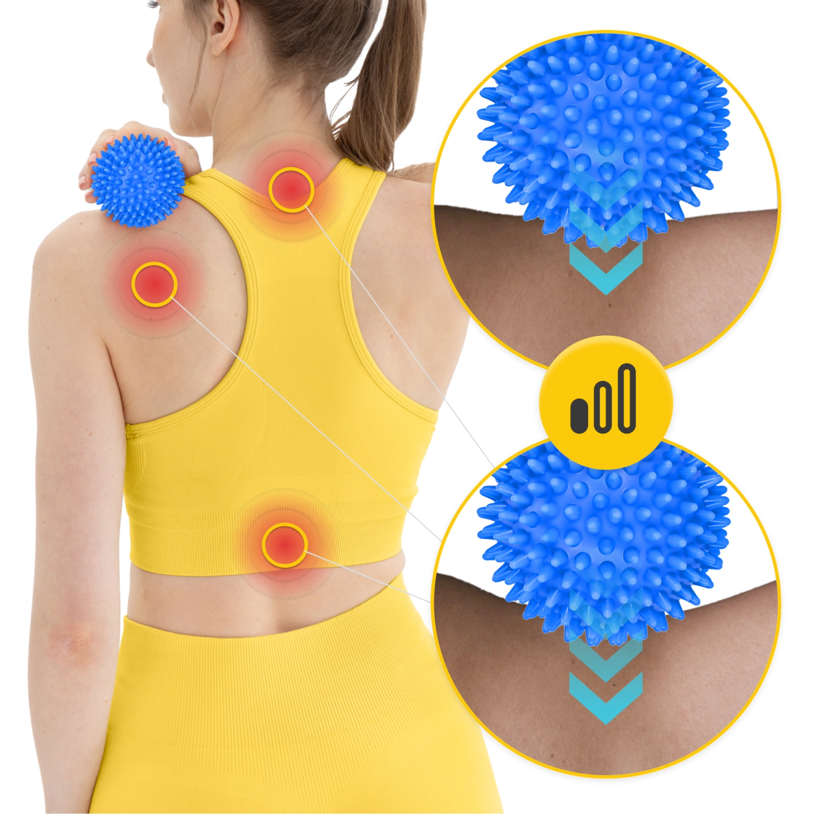 piłeczka do masażu i rehabilitacji