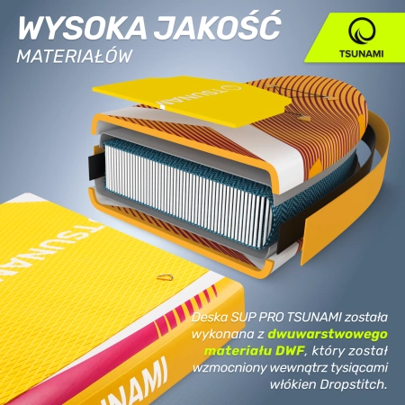 TSUNAMI PRO SUP deszka, 350 cm, T11