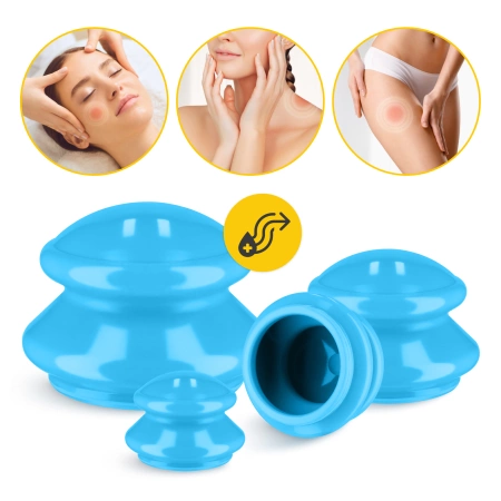 Gumiköpöly készlet, 4 db, kék