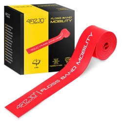FLOSS BAND rehabilitációs edzőszalag, 1 mm, piros