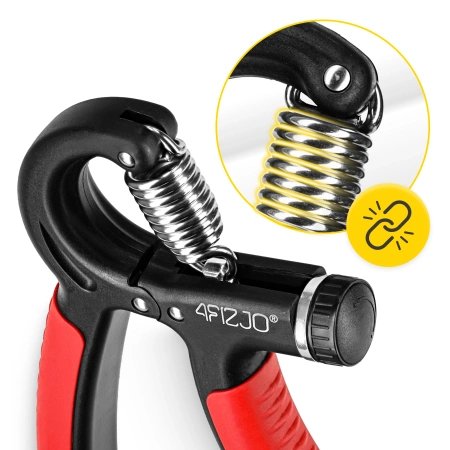 Állítható szilikon marokerősítő, fekete