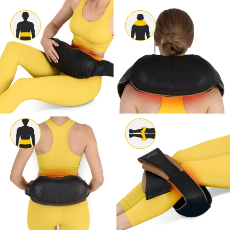 SHIATSU PRO+ nyak- és nyakmasszírozó, arany