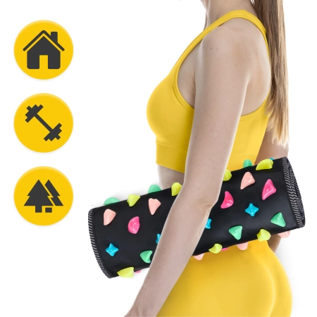 Kavicsos talpmasszírozó szőnyeg, 140 x 35 cm