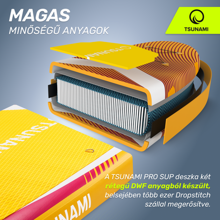 TSUNAMI PRO SUP deszka, 350 cm, T11