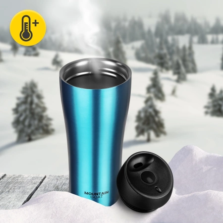 Mountain Goat TRAVEL 380 ml kék termoszcsésze