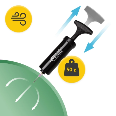 Pilates labda, 22 cm, zöld