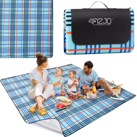 Vízlepergető piknik takaró, 200 × 200 cm