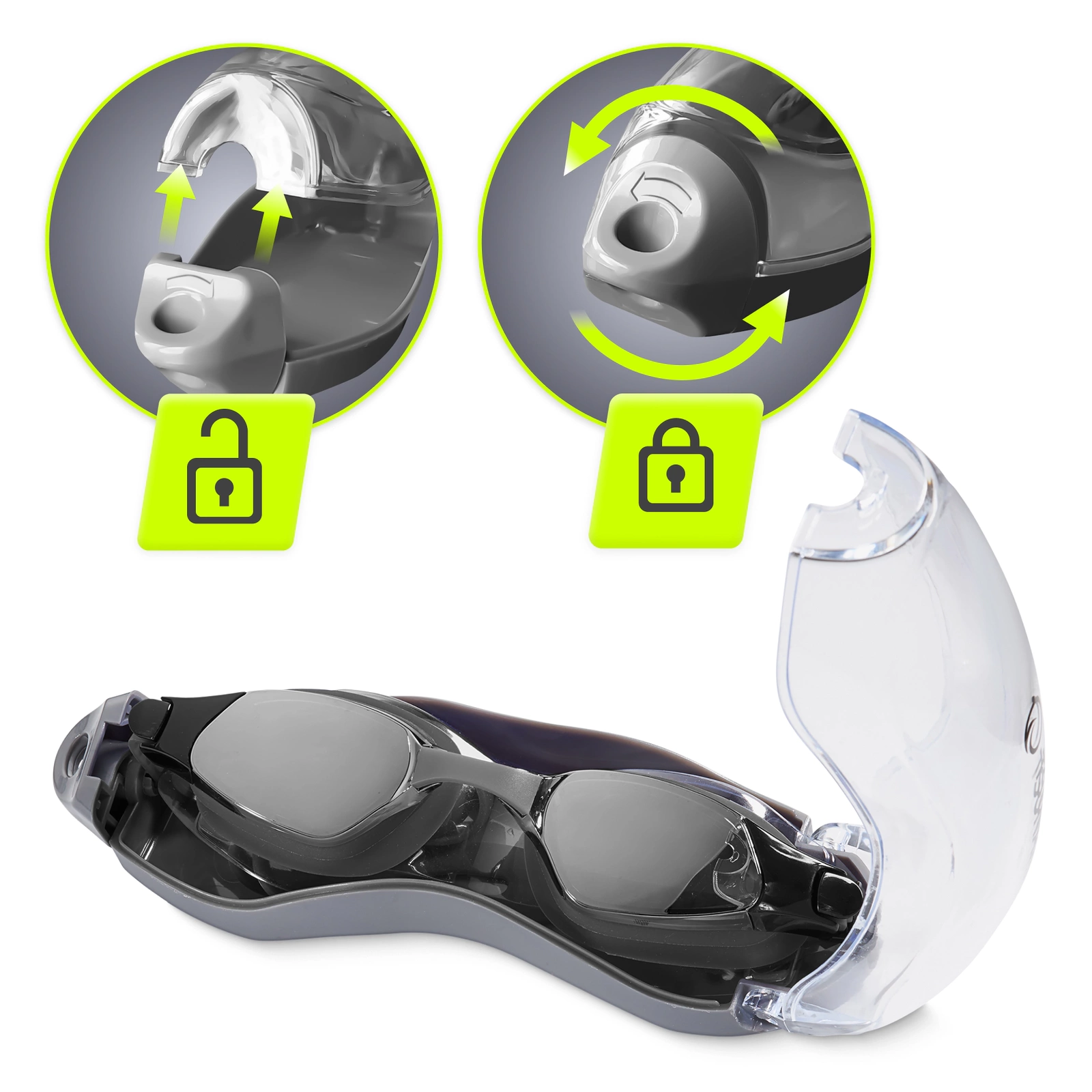 OKULARKI PŁYWACKIE DO PŁYWANIA NA BASEN SPORTOWE OKULARY