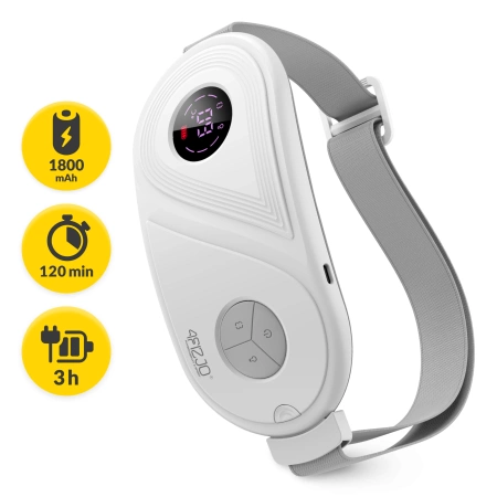 Melegítő menstruációs öv menstruációs fájdalmak ellen – fehér