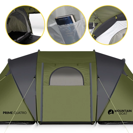 Mountain Goat PRIME QUATRO túrasátor, khaki