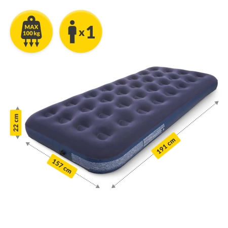 Avenli egyszemélyes felfújható matrac, 191 x 73 x 22 cm