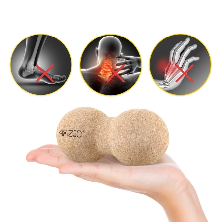 Parafa dupla masszázslabda, 13,5 cm