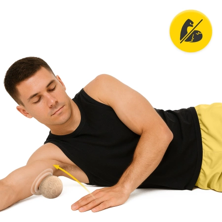 Parafa dupla masszázslabda, 13,5 cm