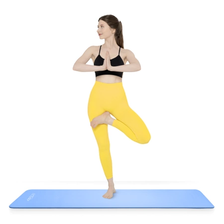NBR torna- és jógaszőnyeg, 180 × 60 × 1,5 cm, kék