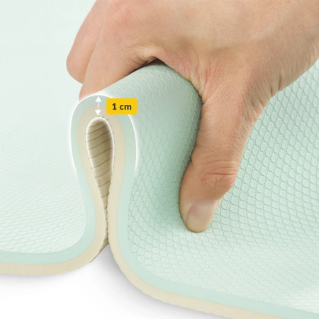 TPE csúszásgátló torna- és jógaszőnyeg, 1 cm, zöld