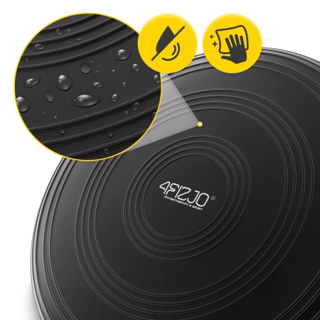 MED+ szenzomotoros párna, 33 cm, fekete