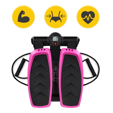 Expanderrel ellátott stepper, rózsaszín