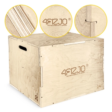 Pliometrikus jump box doboz, 50 x 75 x 60