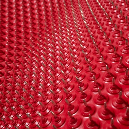 Lyapko Standard 7,0 masszázsszőnyeg, nikkelmentes, piros