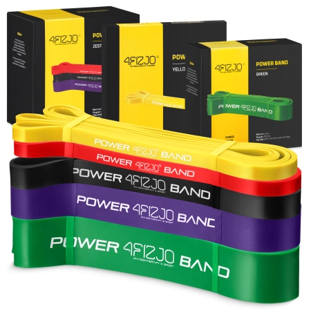 POWER BAND ellenállási szalag szett, 5 db