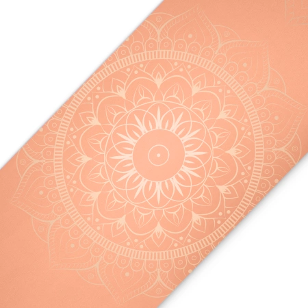 Velúros jóga- és tornaszőnyeg, 1,5 mm, narancssárga