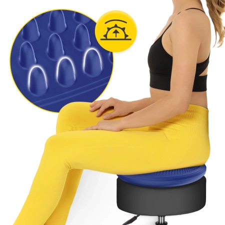 MED+ szenzomotoros párna, 33 cm, sötétkék