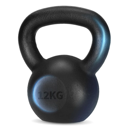 Öntöttvas kettlebell, 12 kg