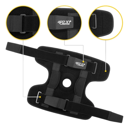 Térdrögzítő térdkalács-stabilizátorral, XL