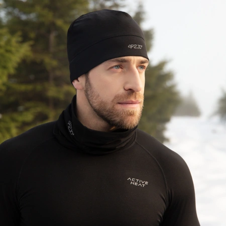 Unisex termikus szett – fekete sapka + nyakmelegítő szett, egy méret