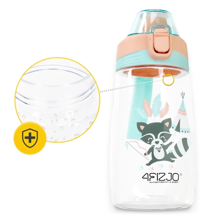 Gyermek kulacs, mosómedvés minta, 550 ml