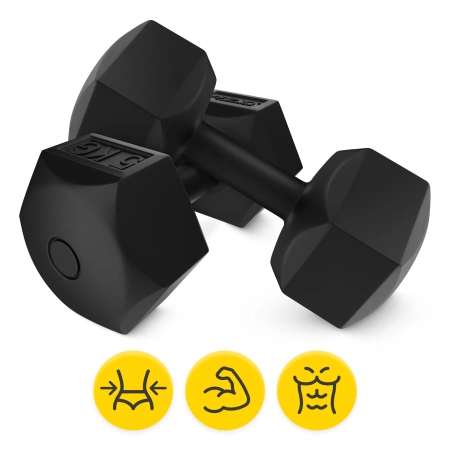 Bitumenes kézisúlyzó 2 x 5 kg