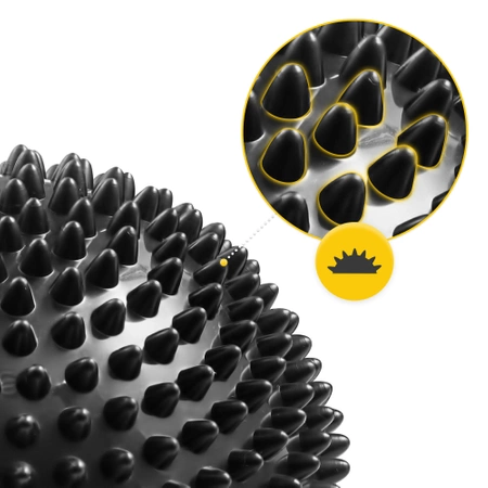 Szenzoros egyensúlyozó félgömb, 2 db, fekete