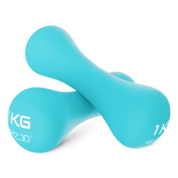 8-as alakú öntöttvas kézisúlyzó, 2 x 1 kg