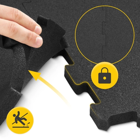 Habszivacs védőszőnyeg, 48,5 x 48,5 x 1,5 cm