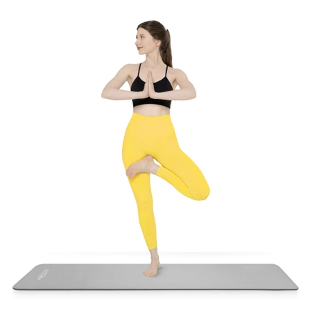 NBR torna- és jógaszőnyeg, 180 × 60 × 1,5 cm, szürke