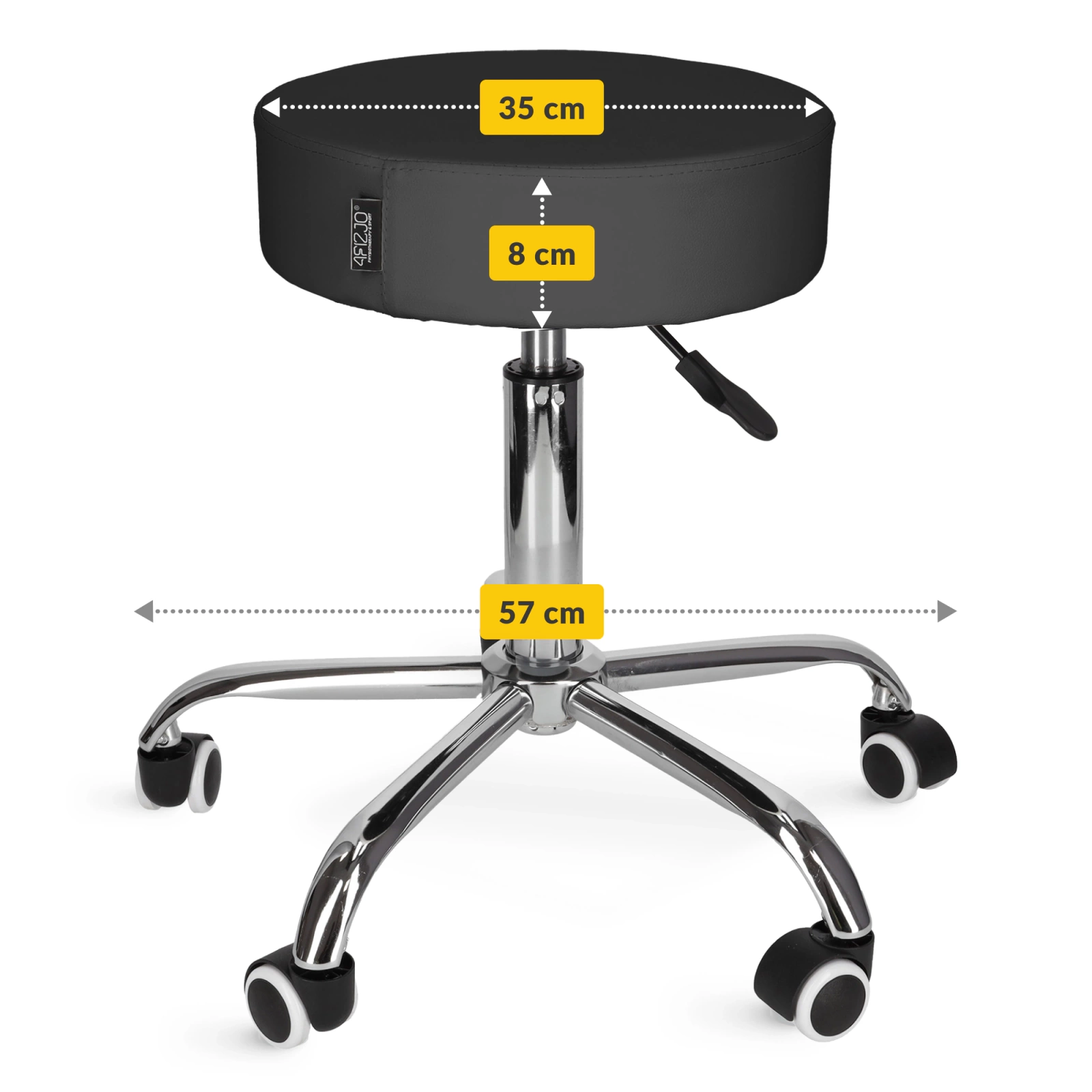 taboret do masazu obrotowy pure kosmetyczny do gabinetu lekarski