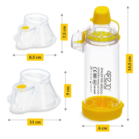 Inhalációs kamra, sárga