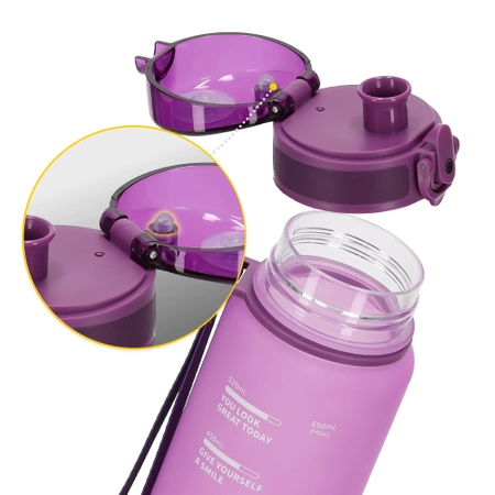 Sportkulacs, 650 ml, rózsaszín